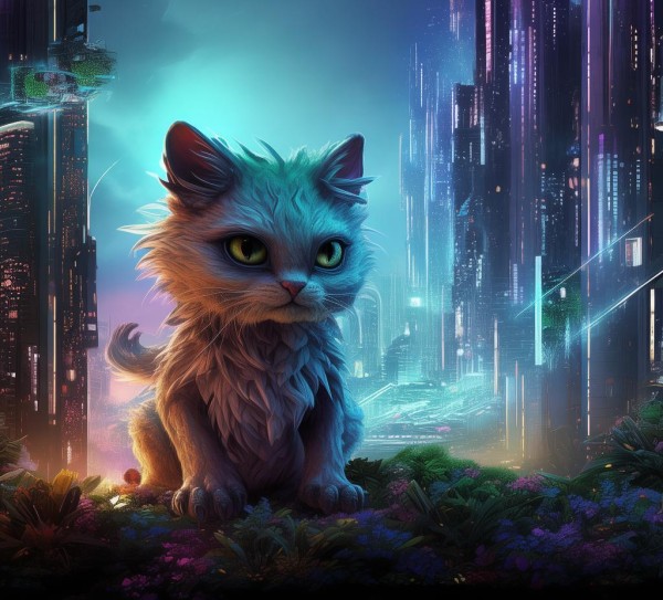 科技与美的交融,龙猫科技动态壁纸 科技与美的交融,龙猫科技动态壁纸